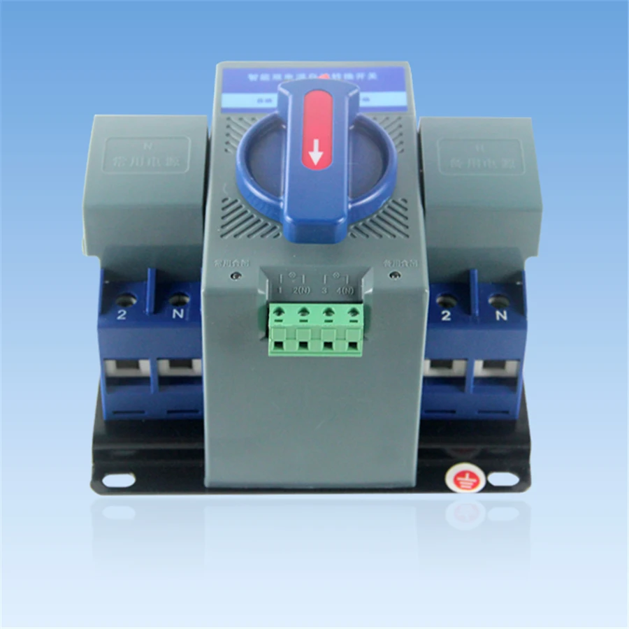Автоматический выключатель ATS 2P 63A 230V MCB тип Dual Power|automatic transfer switch ats|mcb typepower automatic |