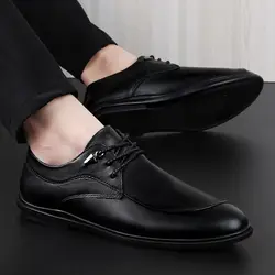 Мужская обувь; Уличная обувь высокого качества из натуральной кожи; деловая модельная обувь; Мужская официальная обувь для свадебной