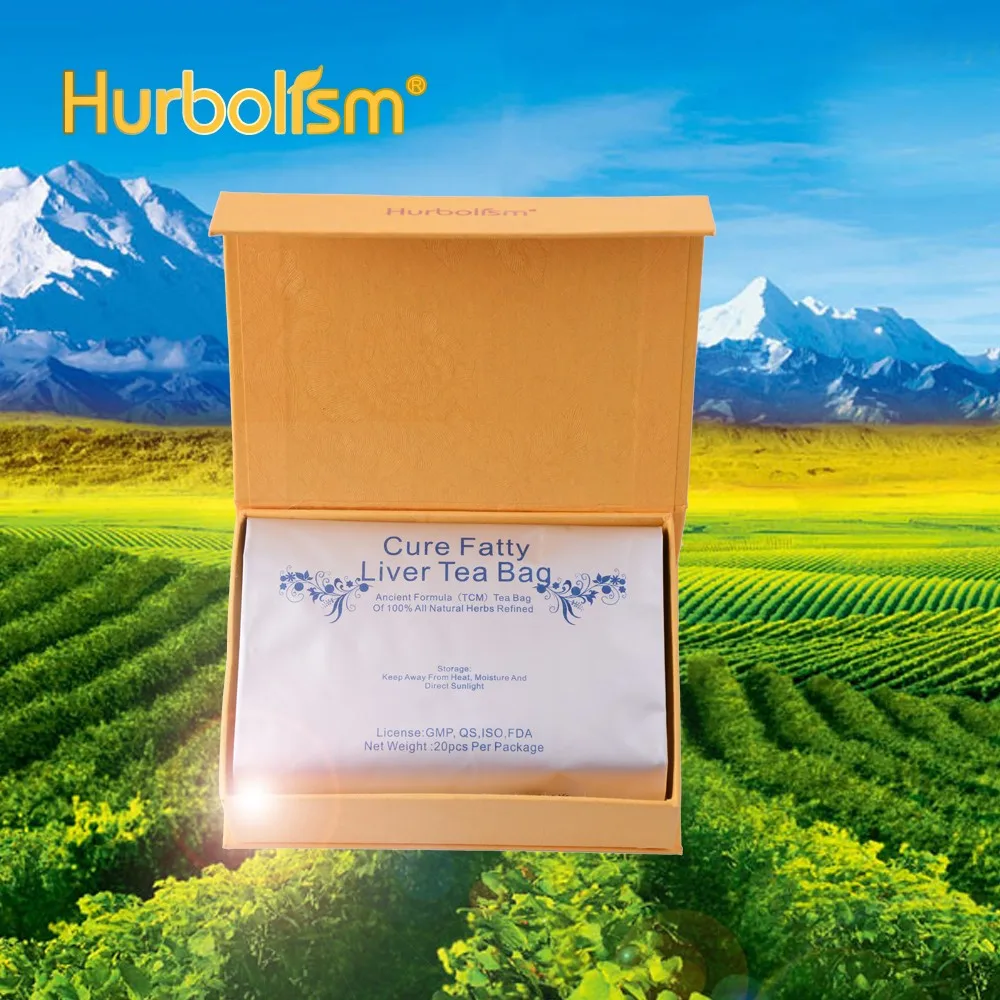 Hurbolism лечения печени Чай сумка натуральная травяная формула для предотвращения цирроза и рака печени