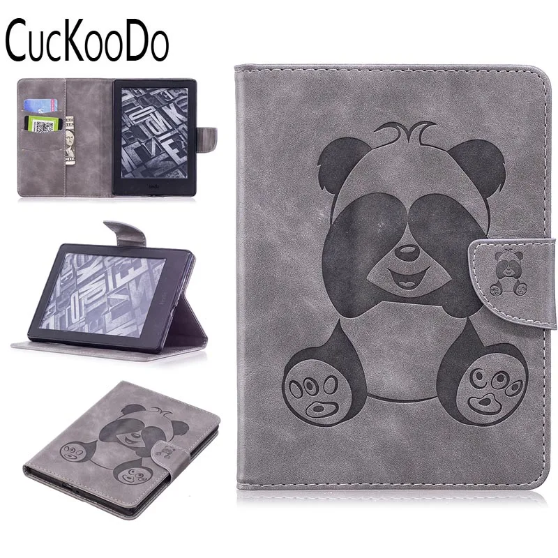 Кожаный чехол-книжка CucKooDo премиум-класса с карманом для карт Amazon Kindle E-reader