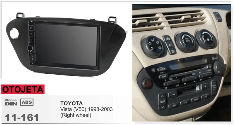 

Navirider Android 8.1 car multimedia radio player tape recorder (frame+radio series) fit for toyota vista v50 RHD 1998-2003
