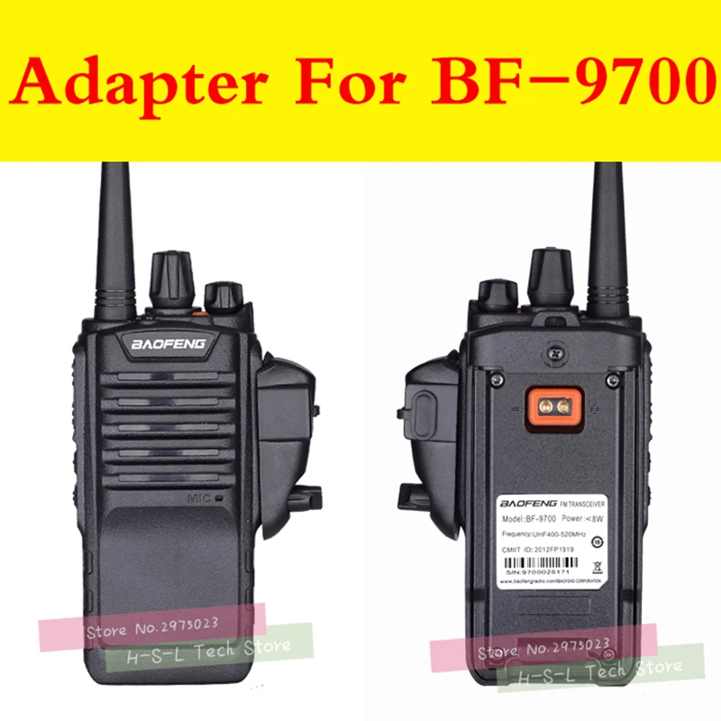 Аудиоадаптер Walkie talkie + 2Pin гарнитура для Baofeng с портом интерфейса M баофенга BF 9700