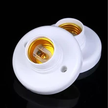 5 шт. бакелитовые плоские Цоколи E27 винтовой Цоколь E27 держатель лампы для бытовой энергосберегающей лампы