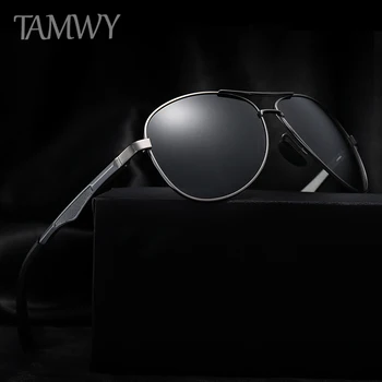 

TAMWY BRAND DESIGN Classic Polarized Sunglasses Men Women Driving Pilot Frame Sun Glasses Male Goggle UV400 Gafas De Sol T016