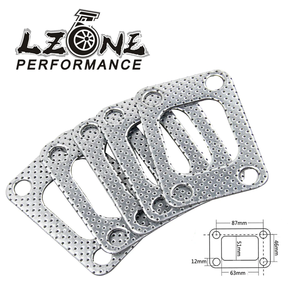 LZONE (5 шт./лот) T3 алюминиевое турбозарядное устройство Впускной фланец