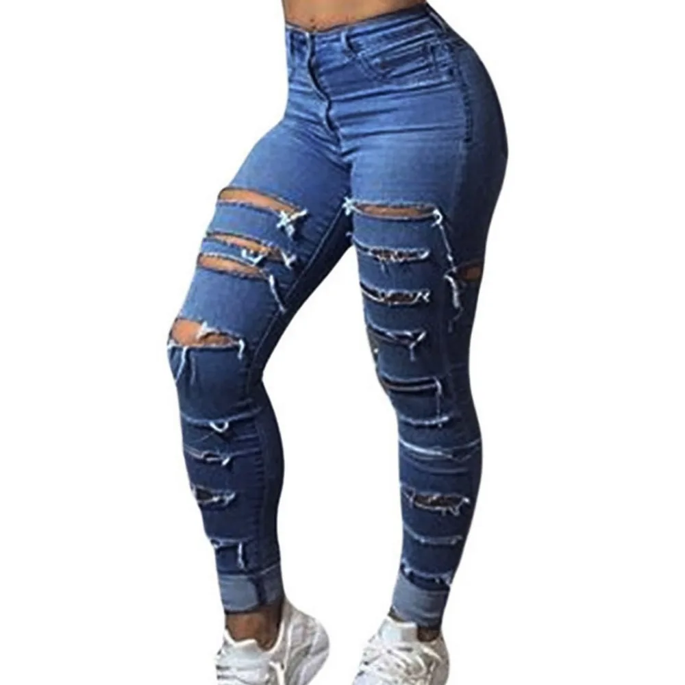 Women Jeans Promotion For Women Sale New Skinny 2016 Classic Joker Couture Avant garde Fashion Lc78662