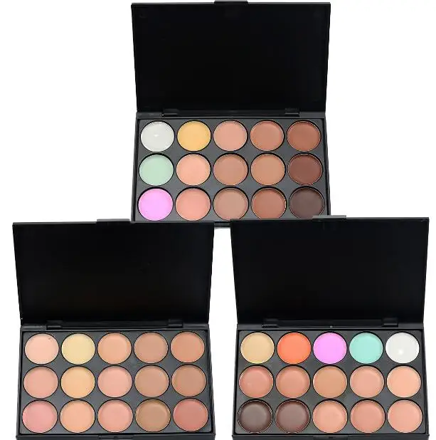 Mix Colors Романтический медведь корректор косметика палитра Водонепроницаемый увлажняющий для лица макияж 3 цвета 6 шт./лот Перевозка груза падения - Цвет: Mix Colors