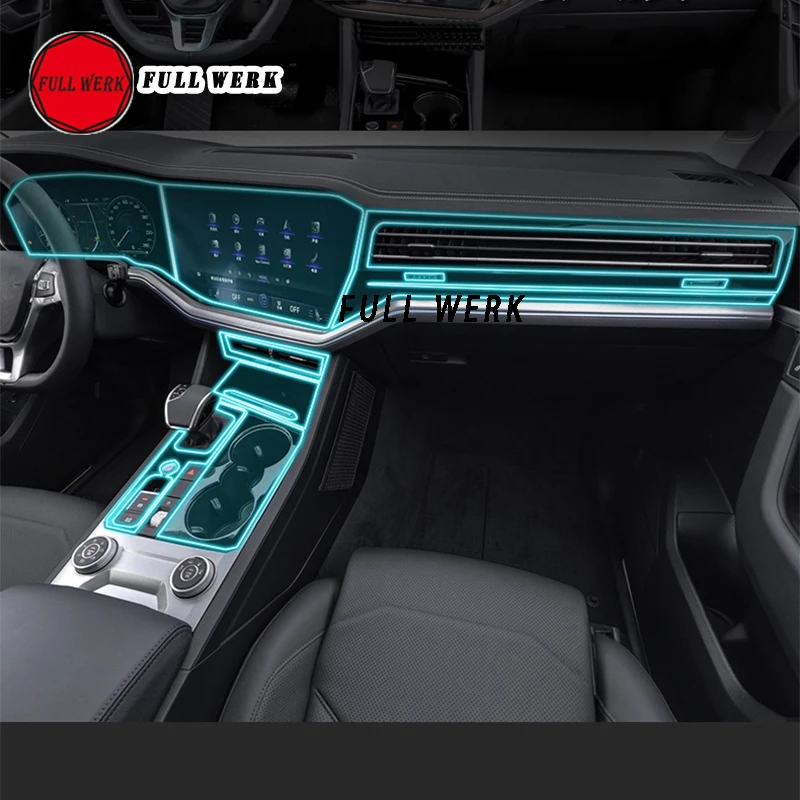 Защитная пленка для салона автомобиля из ТПУ защитный чехол Volkswagen Touareg 19