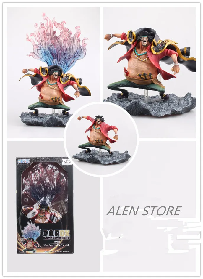 ALEN Anime one piece action figure POP Marshall D Teach model toys doll decoration pvc classic collection figurine kids toys ALEN Anime one piece action figure POP Marshall D Teach model toys doll decoration pvc classic collection figurine kids toys