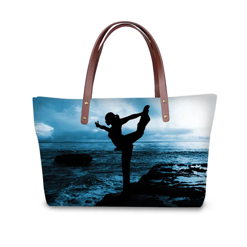 Handbag for Women 2019 Eoprene Bags Shoulder Bag Beach Bag Yoga Dancing Print Pattern Design Tote Bolso