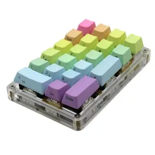 21 23 24 chave ymdk programável suporte macro função mx cherry switches numpad teclado mecânico para lol campos de batalha