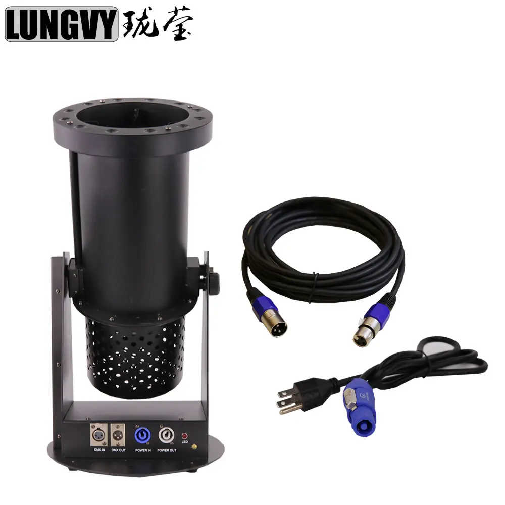 Free Shipping High quality 12x3w Led Wedding Confetti Cannon Machine