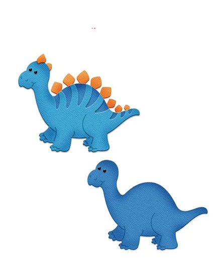 

Cute 3D Dinosaur Animals Metal Die Cuts Cutting Dies For DIY Scrapbooking Embossing Paper Cards Making Decorative Crafts New Die