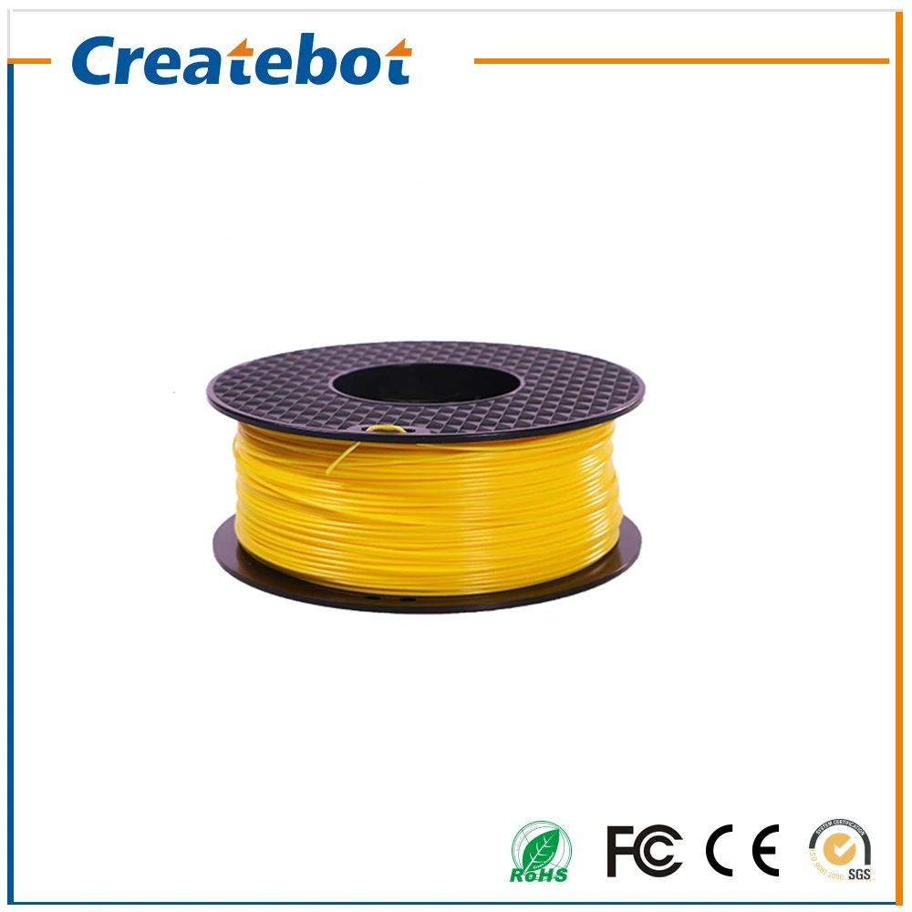 

3D printer filament ABS 1.75/3.0mm 1kg plastic 3d printer Consumables Material yellow color