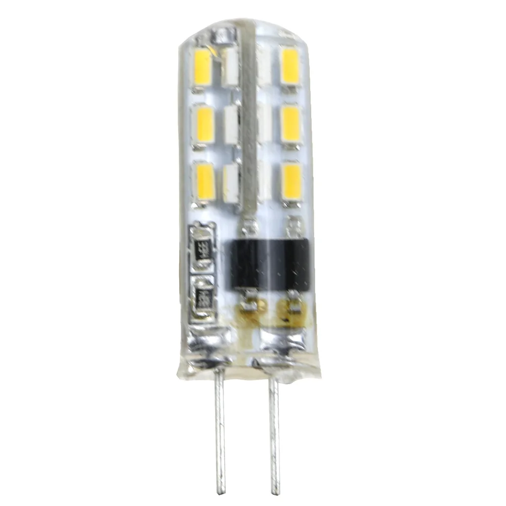 10 шт. G4 Светодиодный светильник DC12V/AC220V SMD3014 24 светодиодный галогенный светильник 20 Вт угол луча 360 светодиодный светильник с мягким кремниевым белым/теплым светом