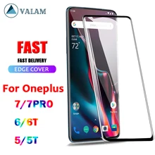 VALAM Tempered Glass For Oneplus 7 Pro 6 6T 5T 5 Screen Protector Full Cover Glass Protective Glass For Onplus 7Pro 7 pro glass