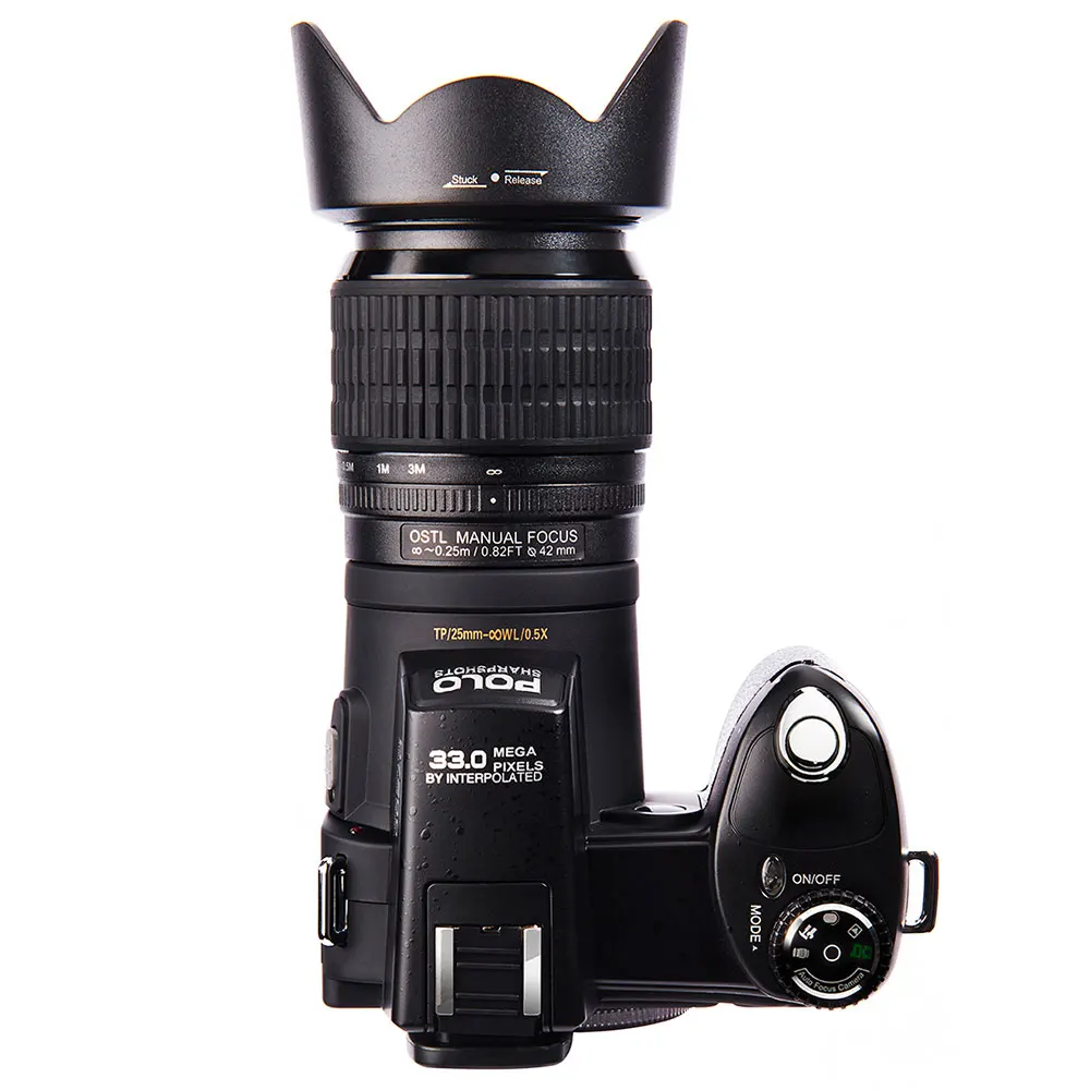  PROTAX D7100 Digital Camera 33MP FHD DSLR Half-Professional 24x Telephoto & Wide Angle Lens sets 8X