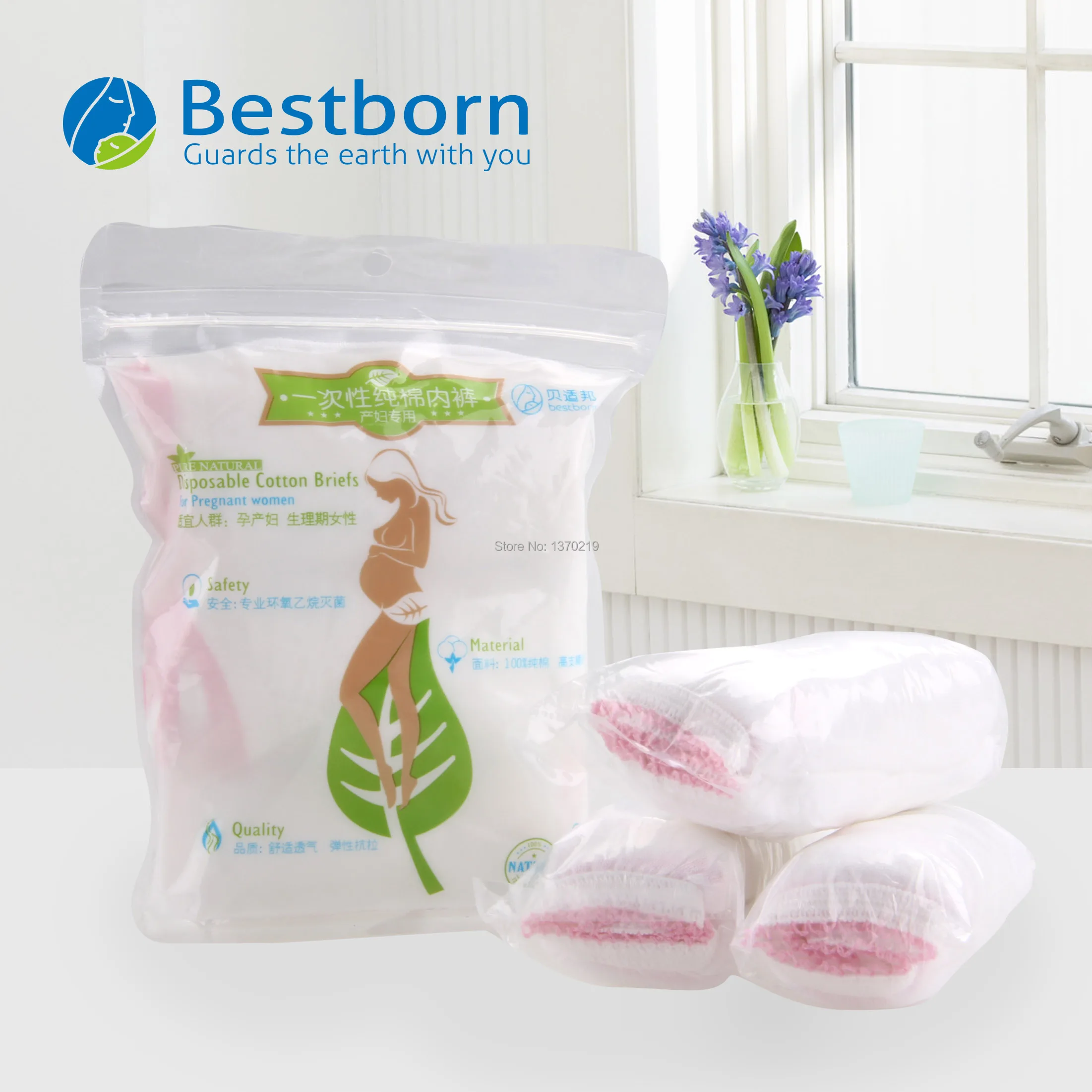 Maternity postpartum disposable 100 cotton panties Women maternity