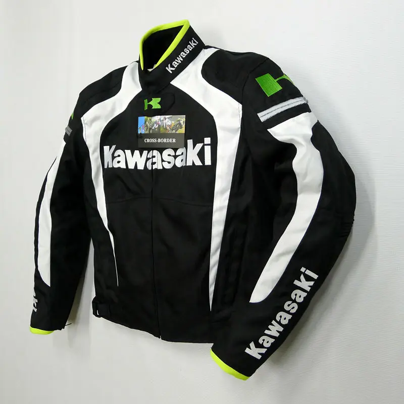 Автомобильные гоночные куртки Куртка мотоциклетная одежда теплая ветрозащитная одежда для езды мотоциклетная куртка с защитой - Цвет: Белый