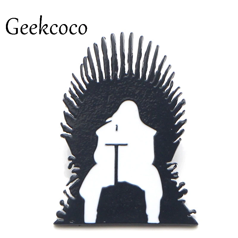 

Game of thrones characters Dany Zinc Alloy Cartoon Pins for Shirt Charm Coat Clothes backpack medal unisex Badge Brooches J0026