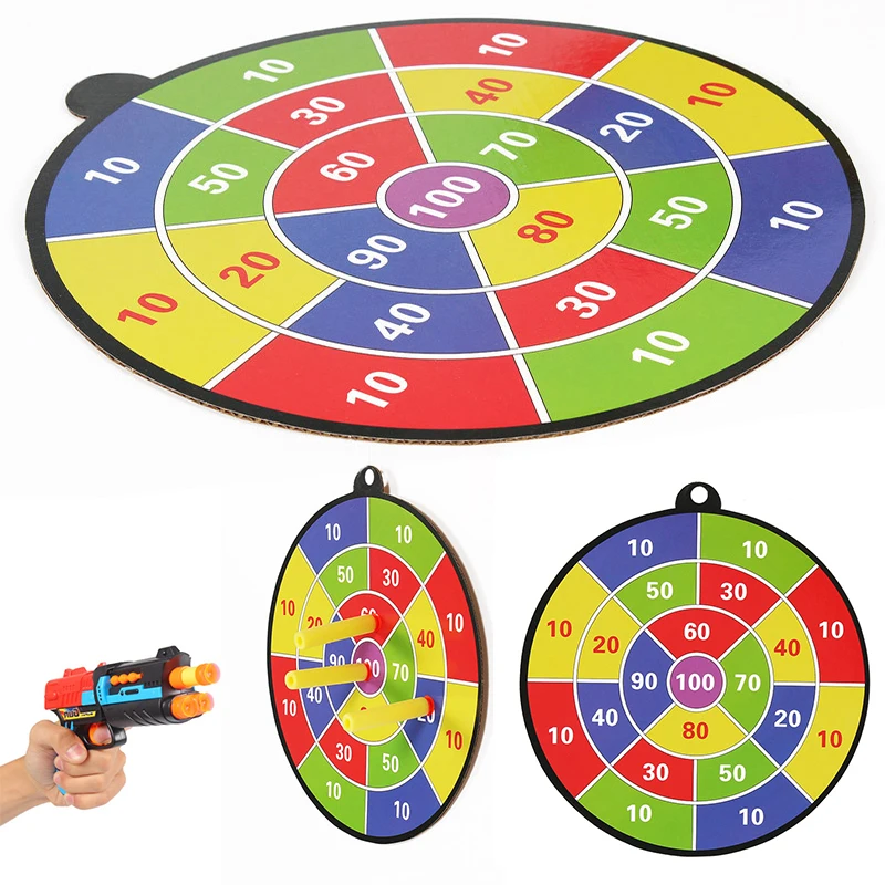 

Safe Darting Target for Kids Toys Gun Flying Toys Sucked Type Dart Board Kids Bullet Ball Target for Nerf Game Throwing Sports