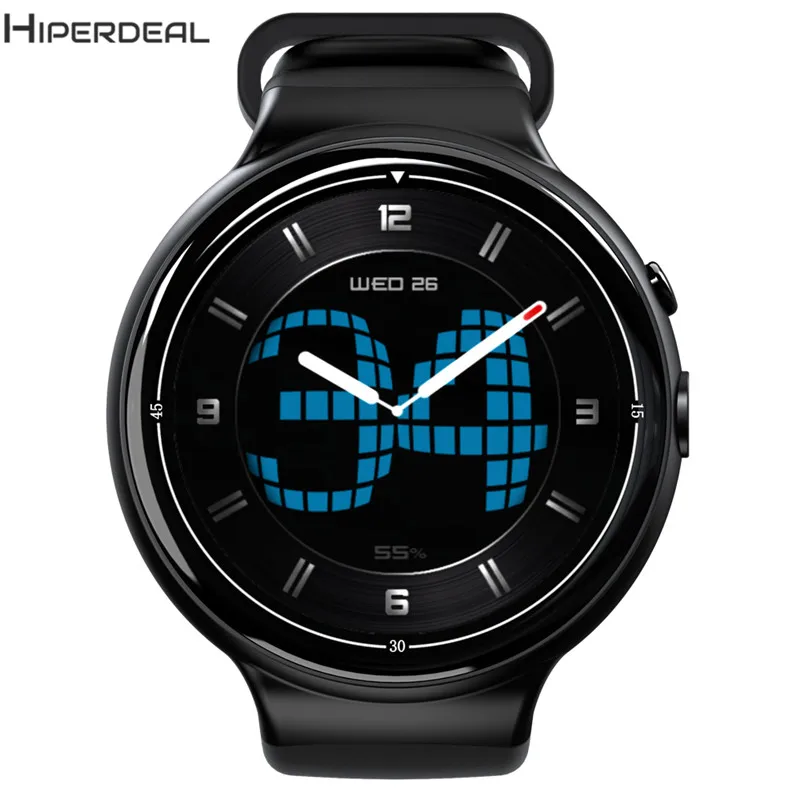 

MTK6580 OS Android 5.1 ROM 16G RAM 2G Bluetooth Smart Watch Wifi GPS 2MP Camera Heart Rate Monitor ECG For IOS Android DE06b