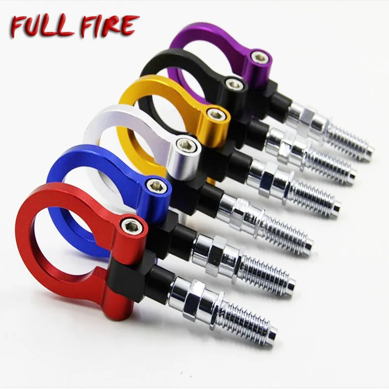 Free Shipping JDM Tow Hook Aluminum alloy Front / Rear Car Trailer Tow