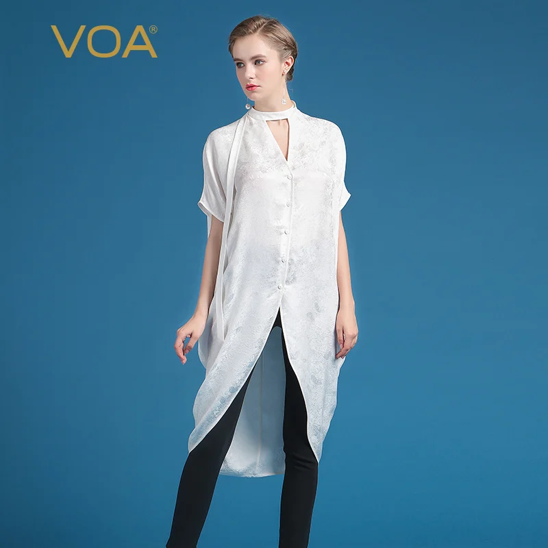 Блузка VOA Женская белая офисная с коротким рукавом|office shirt|office shirt designblouse fashion |