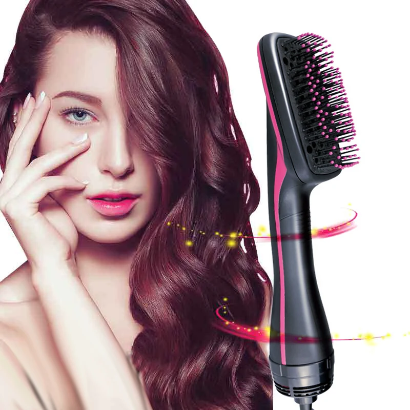 

High Quality Hot Air Brush Comb Dryer Styler Hair Air Brush Negative Ion Hair Straightener