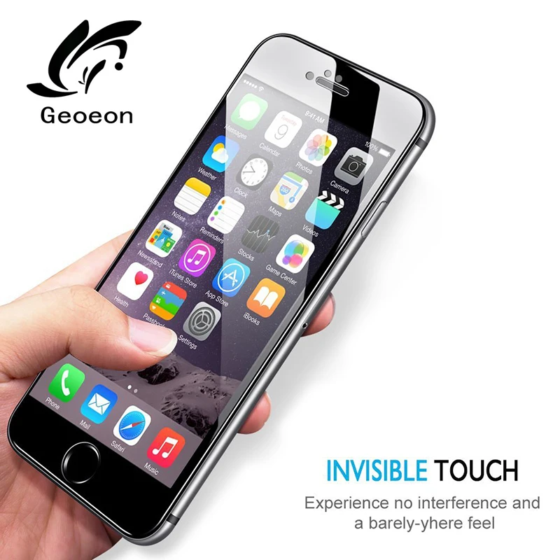 Wellzly 2.5D Full Screen Protector Glass on the iPhone 5 5S 8 7 6 6s Plus Protective Tempered For X Xr Xs film B33 | Мобильные