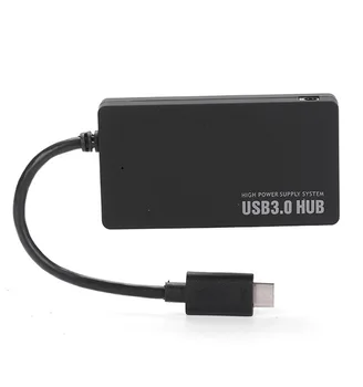 

100pcs USB 3.1 Type-C Male to 3.0 USB Multiple 4 PortsUSB Hub Charger Adapter For PC Laptop Tablet For Apple Macbook