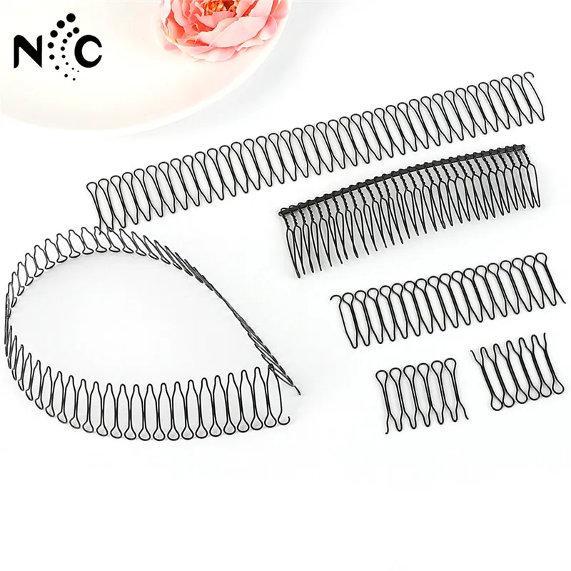 

Hot Sale 1-2pcs/set Black Hair Styling Tools Hairpins Invisible Hair Combs Headwear Hair Clips for Women Girls Hair Accessories