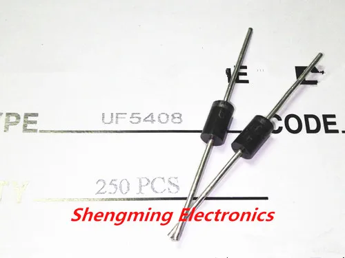 

100PCS UF5408 3A 1000V DO-27 Ultrafast recovery diode
