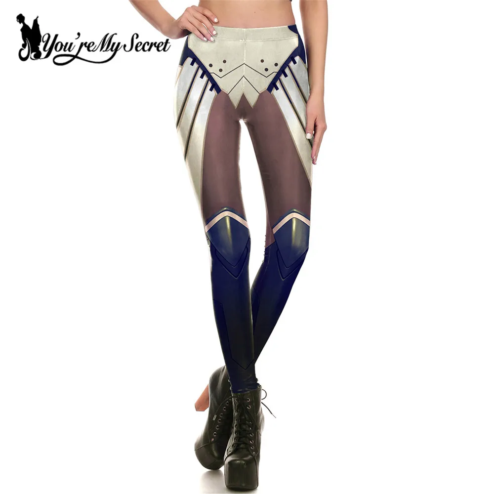 

[You're My Secret] Star War Fitness Leggings Women Leggins Digital Print Robot Armor Punk Cosplay Slim Legging Femme Mujer