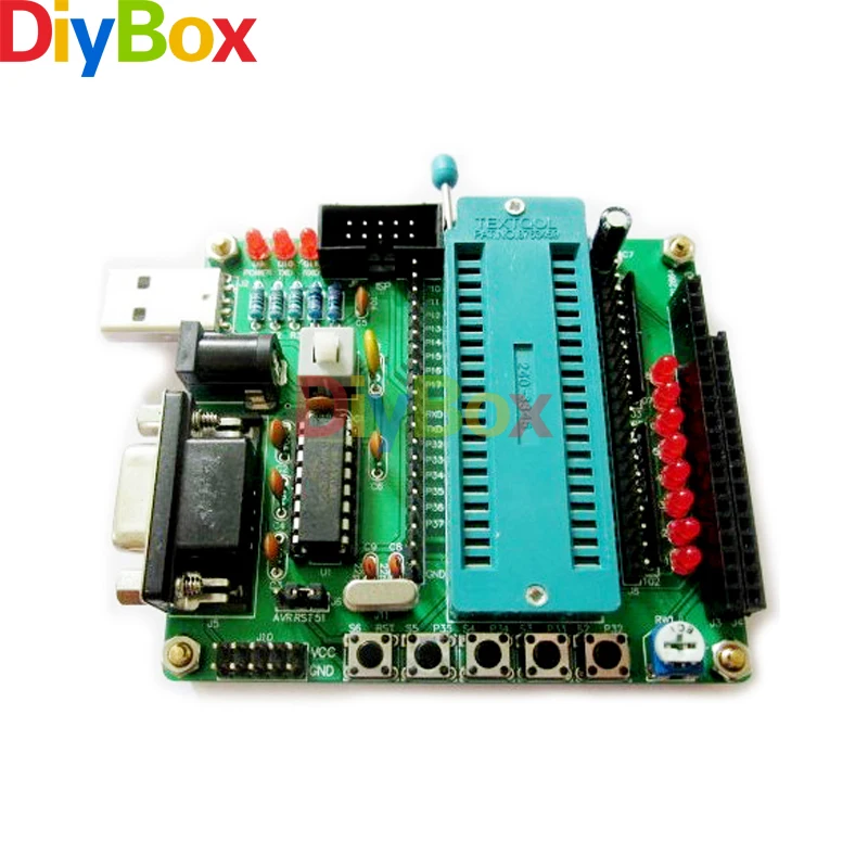 

51/AVR microcontroller development board learning board DIY learning board kit set parts STC89C52