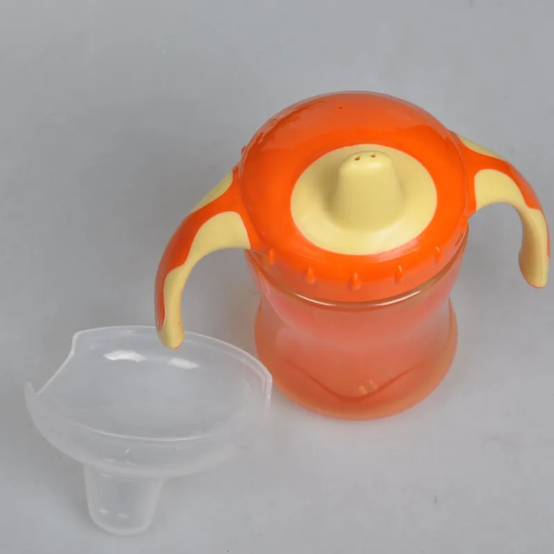 Cute Baby Feeding Bottles Cups Kids Soft Mouth Duckbill Sippy Bottle Infant Training Cups