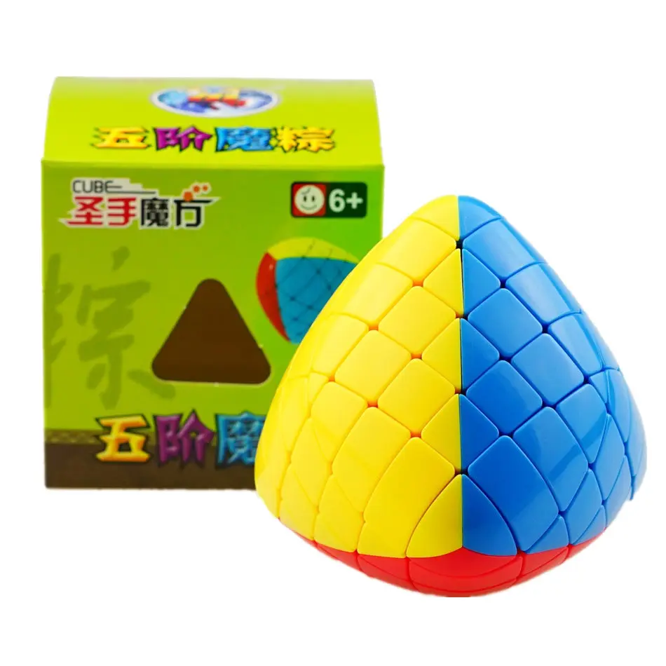 

Senso 5Layers Rice Dumpling Magic Cube Stickerless 5x5 Rice Dumpling Speed Cube Professional Puzzle Toys For Children Kids Gift