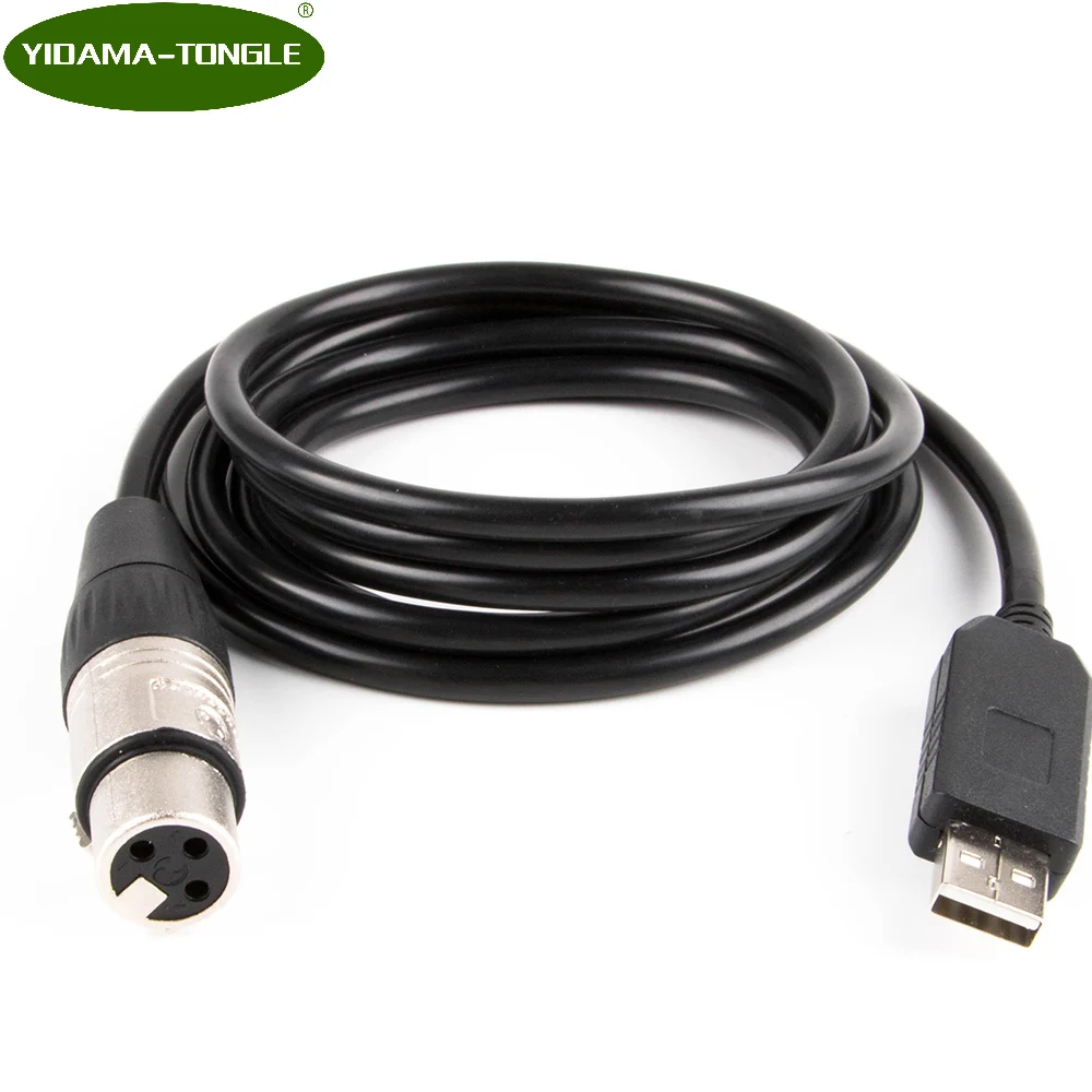 Usb кабель контроллера Dmx адаптер интерфейса сцсветильник щение диско светильник