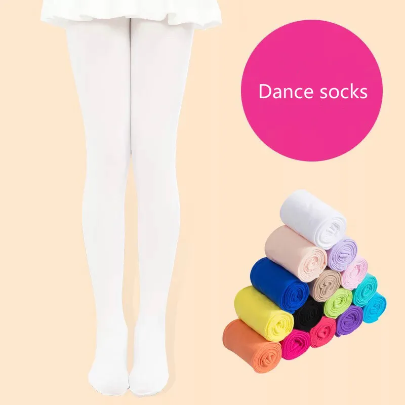 

Spring/Autumn Thin Velvet Dance Tights Candy Color Children's Tights for Baby Girl Kids Cute Velvet Pantyhose Tights Girls Dance