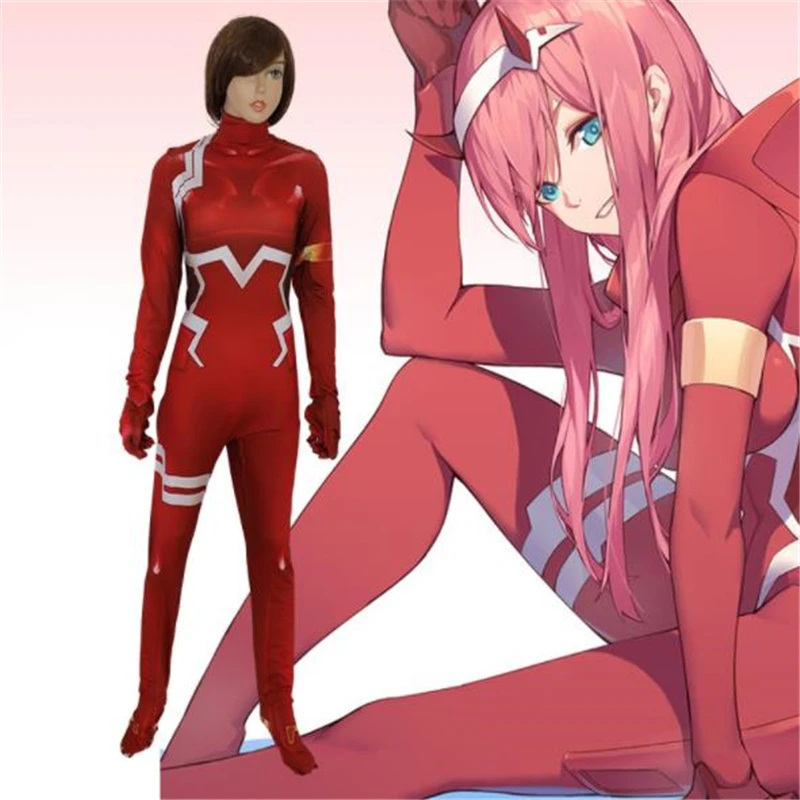 Halloween Cosplay Game Anime Darling In The Frankxx 02 Zero Two Cosplay Ladies Body Tights Red Show Party Game Onesies Aliexpress