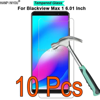 

10 Pcs/Lot For Blackview Max 1 6.01" 9H Hardness 2.5D Ultra-thin Toughened Tempered Glass Film Screen Protector Guard