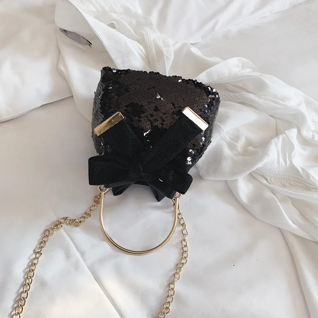Женская сумка, модный металлический для сумочки, бант, блестки, сумка-мессенджер, на цепочке, дикая сумка, bolsa feminina sac a основной femme de marque soldes#35