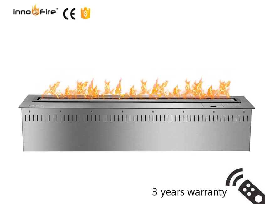 48 inch Long silver or balck intelligent remote control ethanol