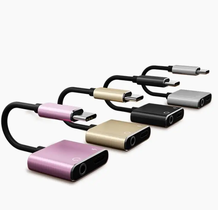 

USB C to Jack 3.5 Type C Cable Adapter For Huawei P20 Pro Xiaomi Mi 6 8 Note3 Mix USB Type C 3.5mm AUX Earphone Converter