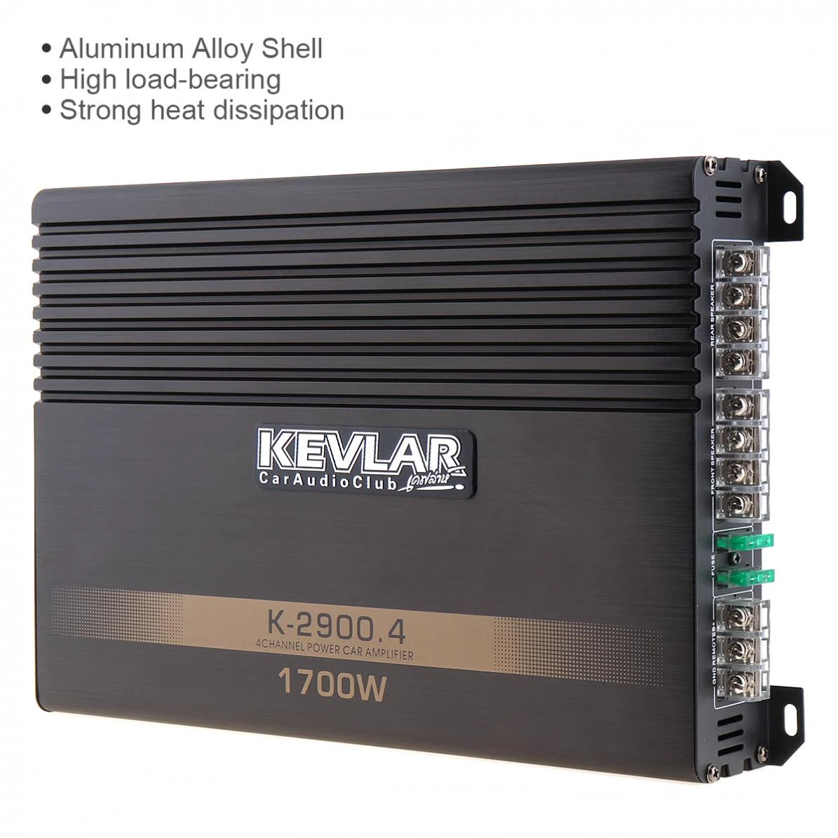 Universal 1700W Class AB Digital 4 Channel Aluminum Alloy High Power
