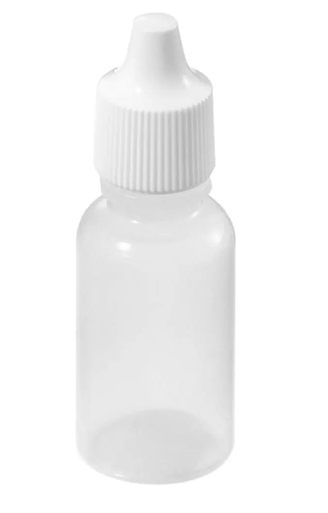 50Pcs 10mL Bottle of Eye Drops Essential Oil Dropper Bottle Small Plastic Bottles of Liquid on