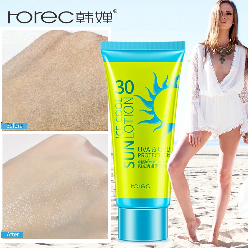 ROREC солнцезащитный крем для лица на солнечной батарее SPF 30 лосьон загара контроль