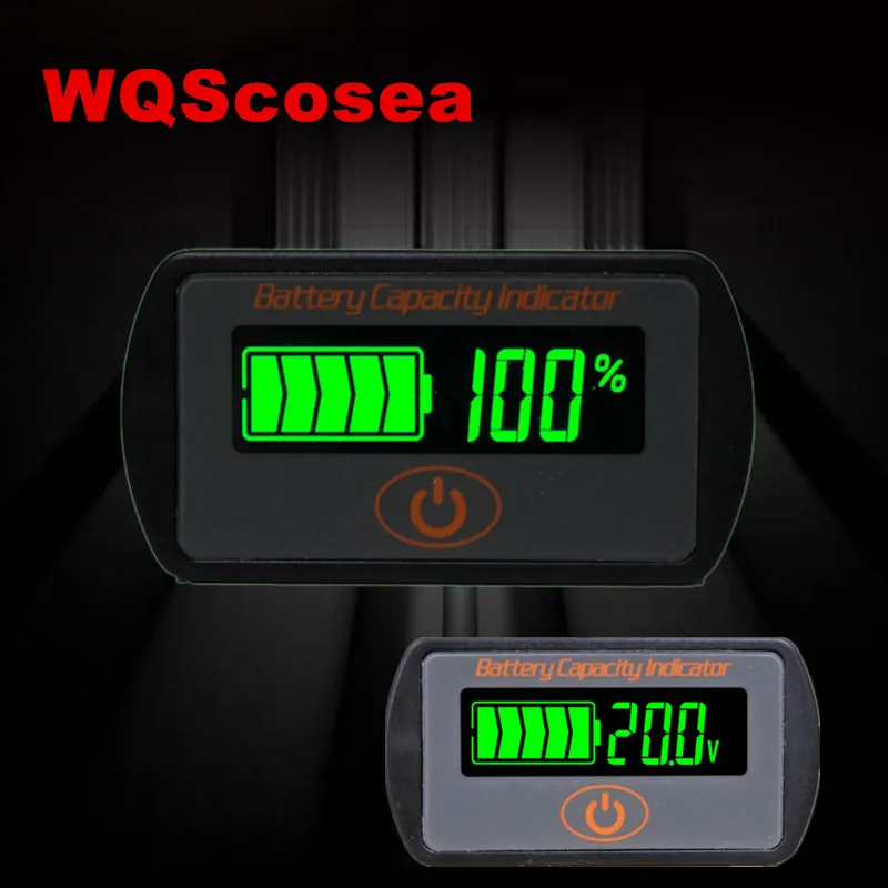 WS16 свинцово-кислотный литиевый сенсорный ЖК-вольтметр Индикатор емкости батареи тестер напряжения метр монитор Анализатор 12 В 24 В