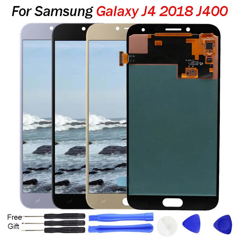 

Super Amoled J400 LCD For Samsung Galaxy J4 J400 J400F J400G/DS SM-J400F LCD Display Touch Screen Digitizer Assembly J4 LCD J400