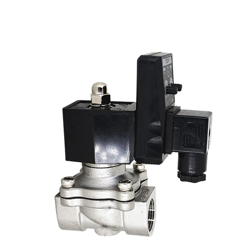 304 электронный дренажный клапан из нержавеющей стали автоматический выбор времени дренажное устройство кислотный и щелочестойкий Соленоидный клапан